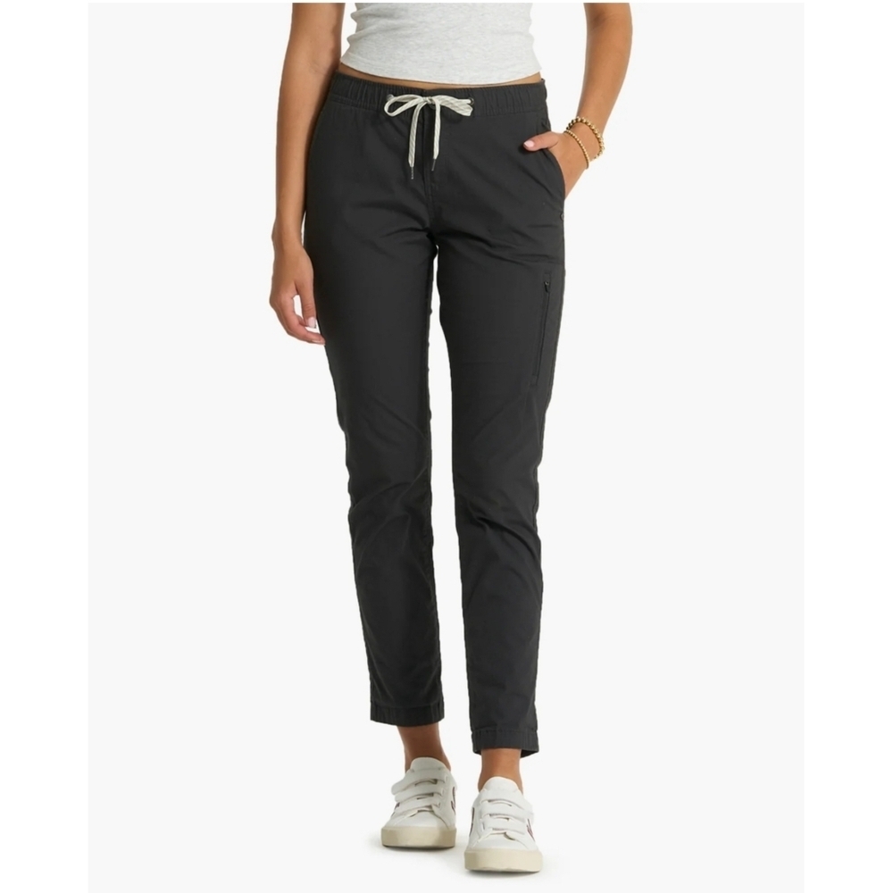 Vuori Women Ripstop  Active Slim Fit Pants Athleisure Charcoal Gray Size XL